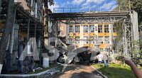 Наслідки обстрілу заводу "Купол"