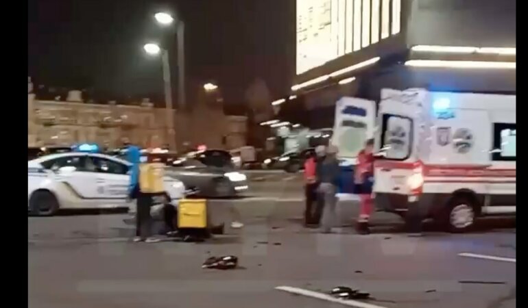 ДТП с курьером Glovo