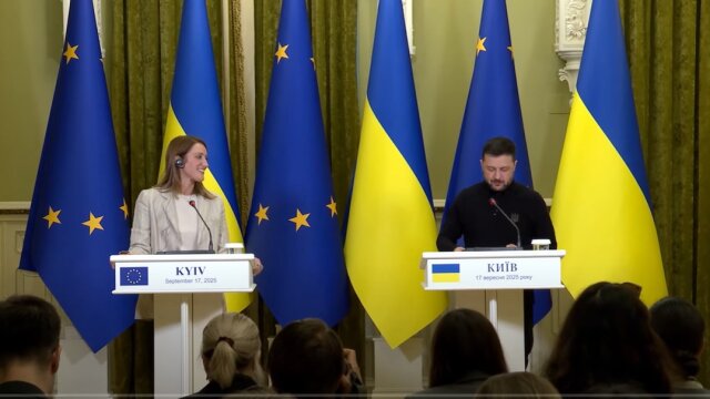 Володимир Зеленський та Роберта Мецола