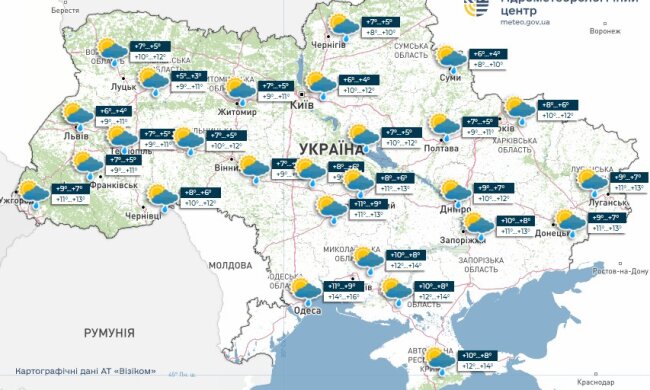 Прогноз погоди