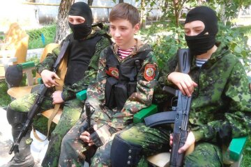 подростки в армии ДНР