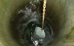 вода в колодце