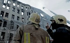 Пожар в Одессе