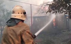 ГСЧС Украины,Пожары в Луганской области,Борьба с огнем,Пожар в Украине