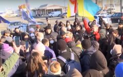 Протест на 7 километре