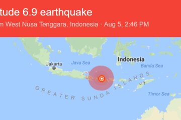 индонезия землетресение