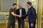 Владимир Зеленский и сенаторы Линдси Грэм и Ричард Блюменталь