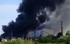Пожар на складе боеприпасов в Запорожской области, оккупация, война с россией