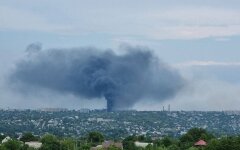 Приліт у Луганську