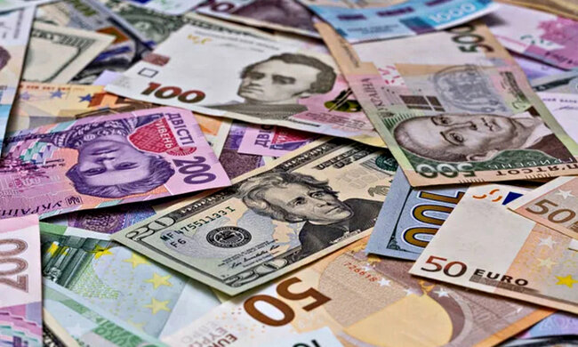 Гривны, доллары, евро