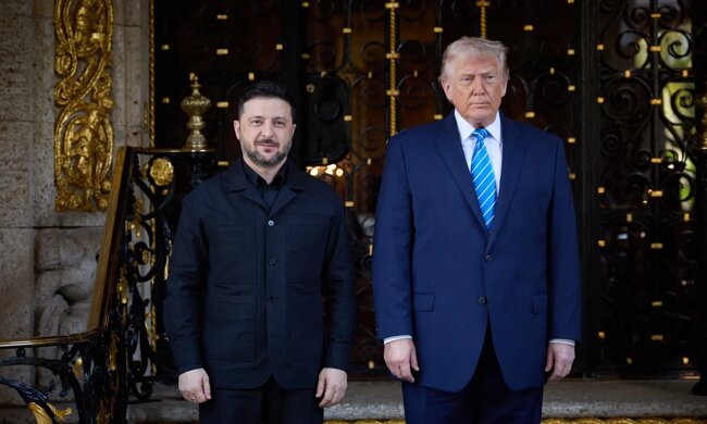 Володимир Зеленський та Дональд Трамп
