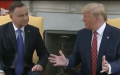 Дуда попросил Трампа прислать войска в Польшу