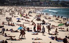 Австралия жара пляж