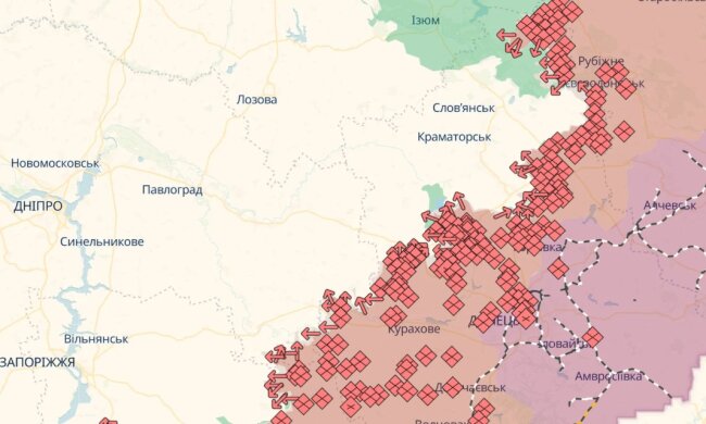 Линия фронта на 20 ноября 2025 года
