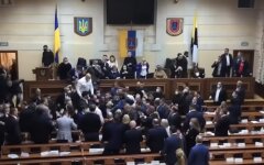 Драка в Одесском облсовете