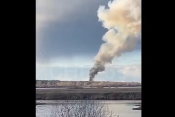 Пожар на порхоховом заводе в Перми