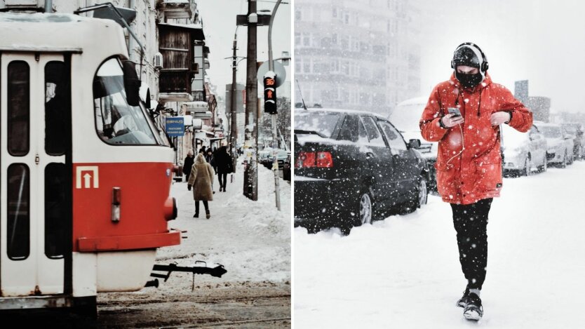 Зима в Украине, прогноз погоды, декабрь, мокрый снег, снег в украине