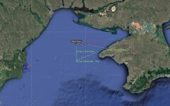 Трекинг кораблей РФ в Черном море