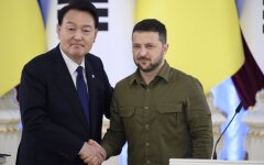 Юн Сук Ёль и Владимир Зеленский