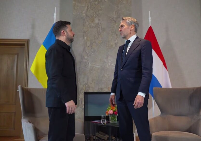 Владимир Зеленский и Дик Схооф