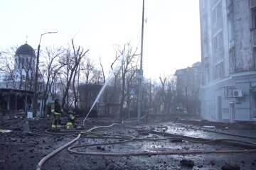 Ракетный удар по Киеву