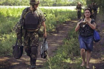 каратель украинская армия население Донбасса