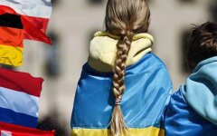 Украинские беженцы в ЕС