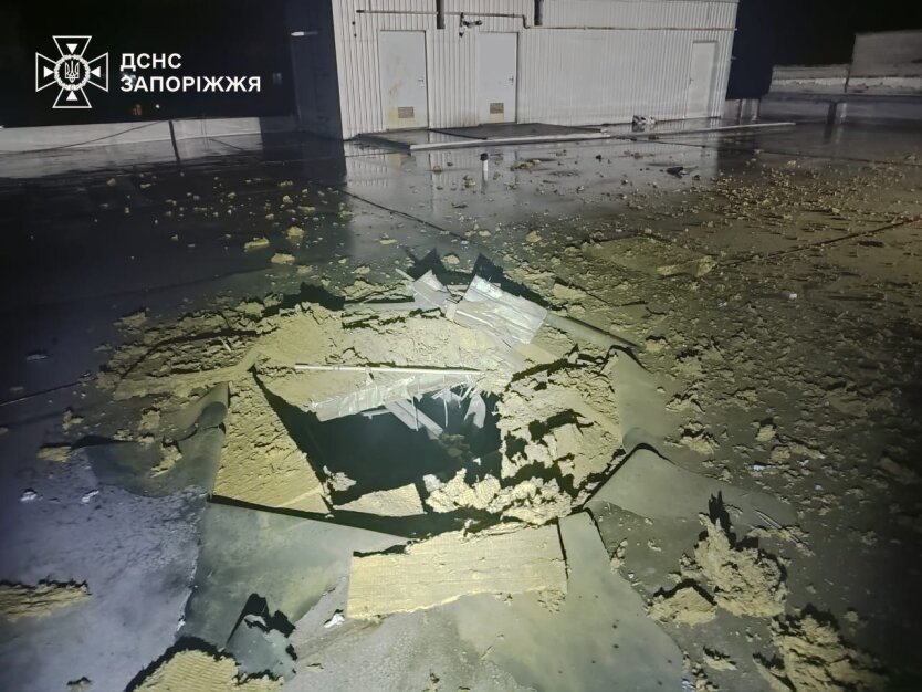 Удар по Запорожью