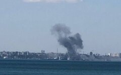 Ракетный удар по порту Одессы, война с Россией