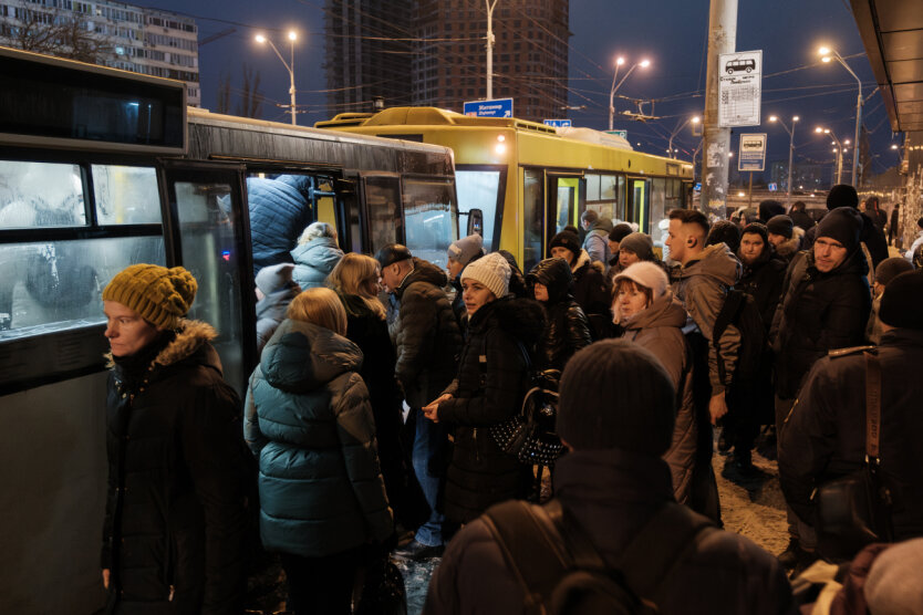 Транспортный коллапс в Киеве фото: РБК-Украина / Фото: Виталий Носач