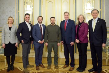 Зеленський зустрівся із двопартійною делегацією Палати представників Конгресу США