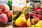 Цены на персики, груши и яблоки