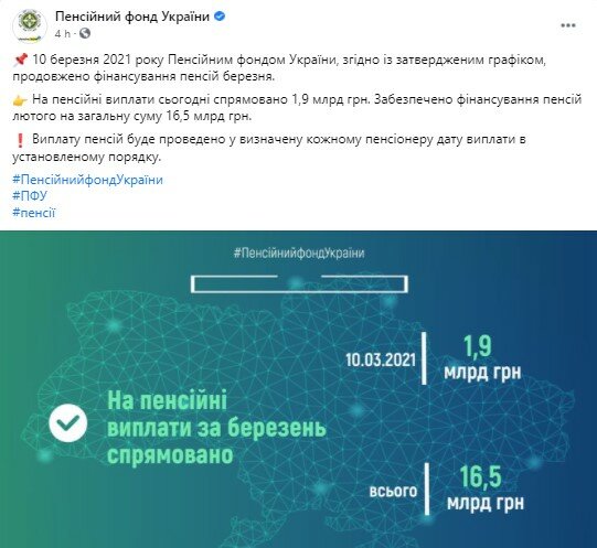 Пенсии в Украине, Пенсионный фонд Украины, Выплата пенсий в Украине