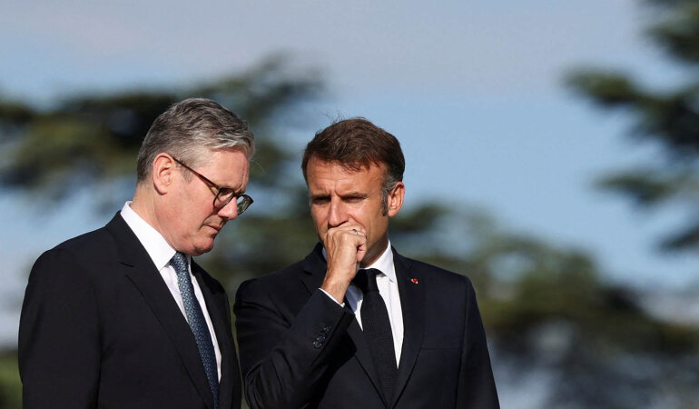 Еммануель Макрон і Кір Стармер