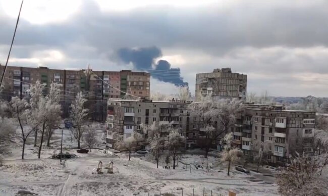 У Донецьку "приліт" по військовій базі окупантів