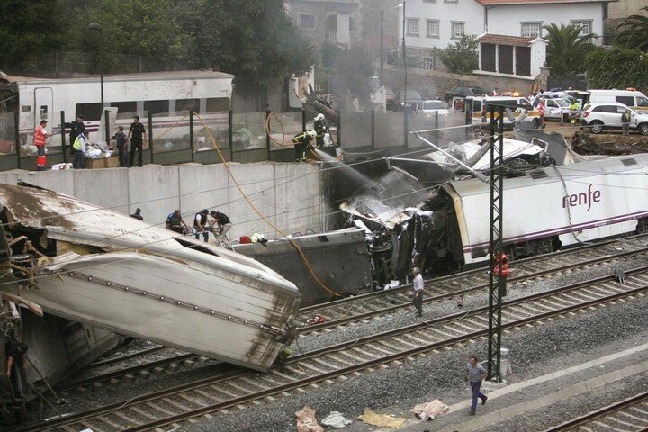 Железнодорожная катастрофа в Испании