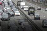 Движение автотранспорта в Киеве, поворозник, экономия топлива, дефицит топлива