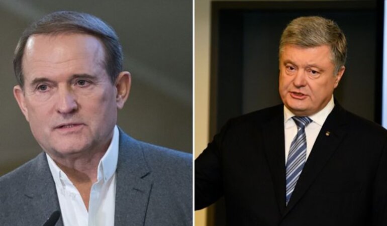 Петр Порошенко и Виктор Медведчук