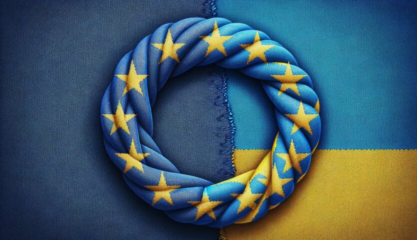 Україна та ЄС, прапори