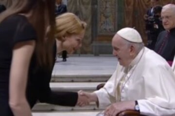 Тина Кароль и Папа Римский