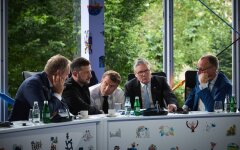 Владимир Зеленский, Кир Стармер, Эмманюэль Макрон и Фридрих Мерц