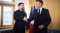 Владимир Зеленский и Эмманюель Макрон