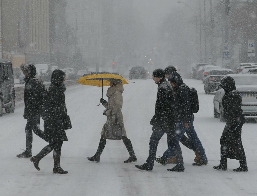 Погода в Украине, зима, прогноз погоды