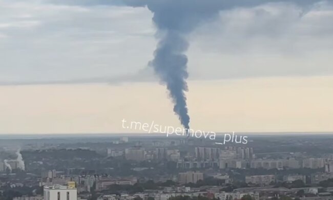 Пожежа у селищі Гвардійське