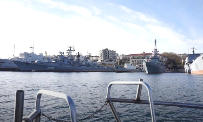 Российские корабли в Крыму