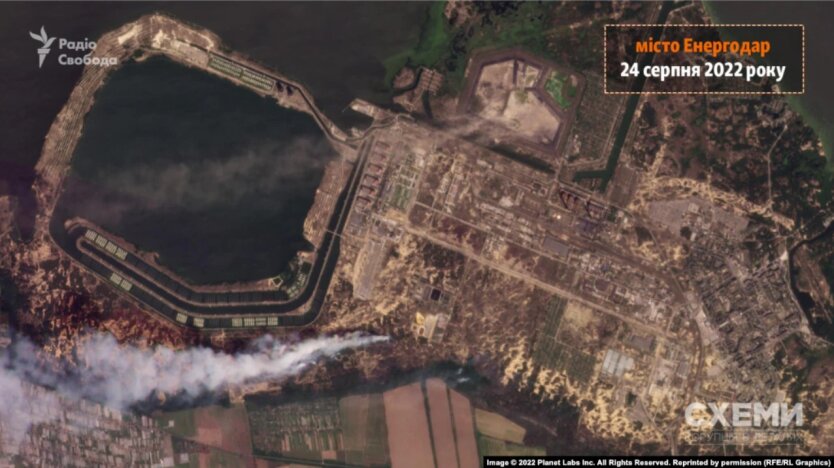 Пожар на Запорожской АЭС
