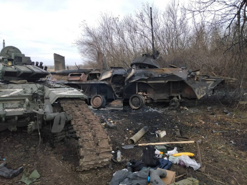 Разбитая бронетехника России в Украине
