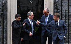 Владимир Зеленский, Кир Стармер, Фридрих Мерц и Эмманюель Макрон