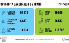 Статистика по коронавирусу на утро 24 декабря, коронавирус в Украине