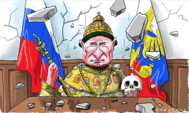 Царь Владимир Путин, карикатура
